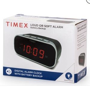TIMEX Digital Alarm Clock. T121BX. New in Box